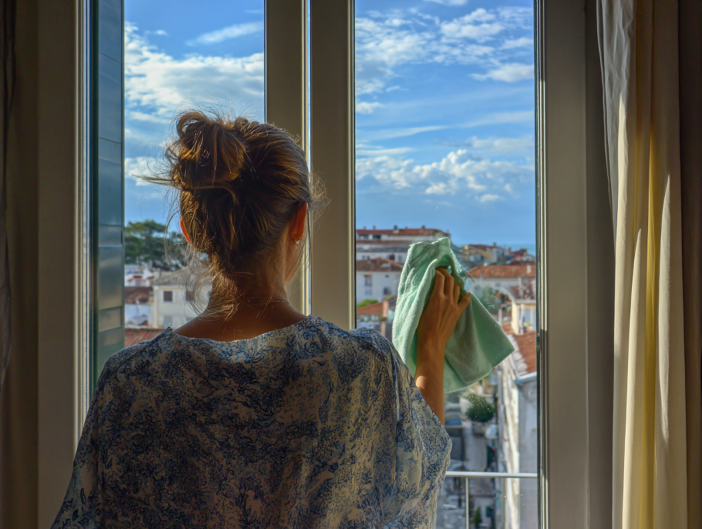 Dubinsko čišćenje apartmana Poreč - čišćenje balkona